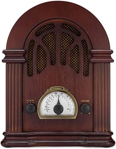 ClearClick Retro AM / FM Radio sa Bluetooth-klasičnim drvenim zvučnikom Retro stila