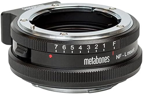 Metaboni Nikon G objektiv na L Mount adapter, mat crna