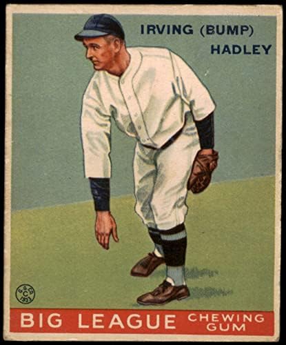 1933 Goudey 140 Bump Hadley St. Louis Browns Dean's Cards 2 - Dobre Brownes