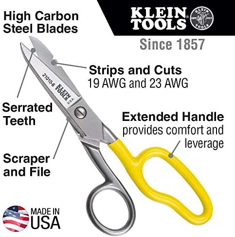 Nož za demontažu-1000v izolovani & amp; Klein Alati 46039 komplet za spajanje kablova sa električnim nožem za spajanje kablova i Snajpom