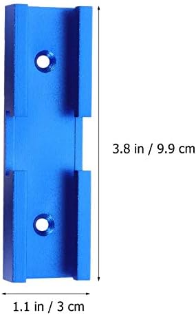 Doitool skateboard dodatna oprema za Skateboarding 2 kom T-Track konektor T Slot Mitra Track Push Block track Gauge Track 10mm Aluminijska