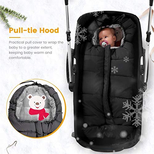 Zimske torbe za spavanje za spavanje topla koverta za novorođene novorođenčad vjetrootporno dijete kolica za kolica za pranje za pram
