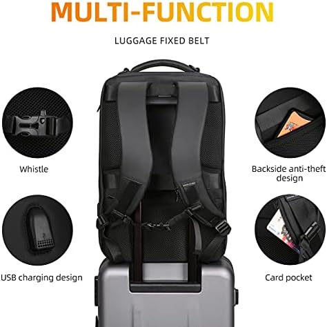 Mark Ryden laptop ruksak za muškarce, 17.3 inčni poslovni ruksak velikog kapaciteta, vodootporni ruksak za putovanja sa USB priključkom