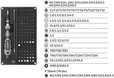 XIXIAN 106kom multifunkcionalni visoke preciznosti odvijač bitovi & amp ;Set utičnica pogon Socket Set Premium 4 * 28mm CR-V od legiranog