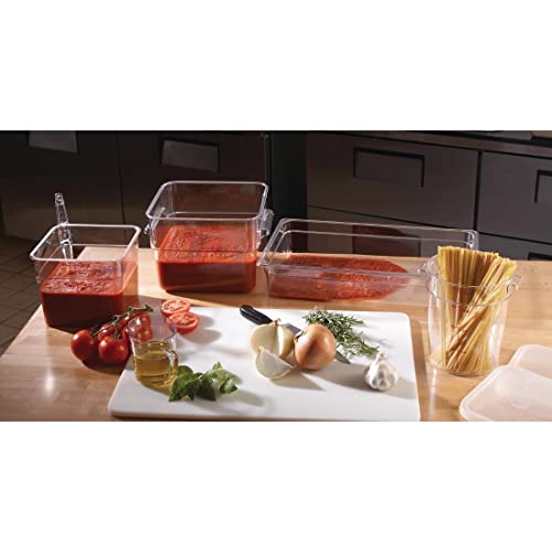 Cambro 6SFSCW135 Camsquare posuda za hranu 6 qt. 8-3 / 8 x 8-3 / 8 x 7-1 / 4 jasan slučaj od 6