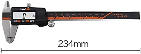 UxZDX Cujux Digital Digital Digital Caliper 0-150mm Frakcija mm inč Visoka precizna dubina mjerenja mernog rudnika alata za mjerenje