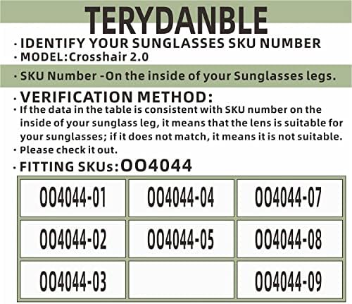 Terydanble kompatibilan / zamjenski gumeni komplet za Oakley Crosshair 2.0 sa 1 bojom