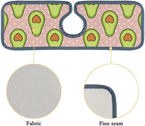 Kuhinjska slavina za upijajuća mat 3 komada avokado voćna srca slavina slavina Splash Guard Counter i RV, šaltera za sudopere za vodu