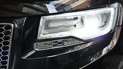 Highitem 6PCS Auto farovi u spreju lampa za glavu Clean Exterior Styling Chrome za Jeep Grand Cherokee 2014-