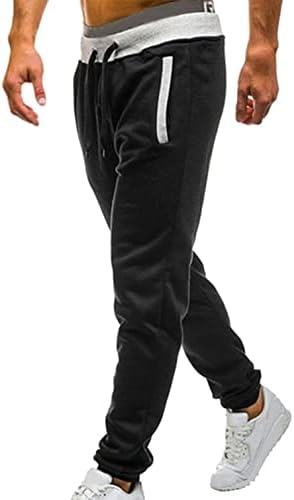 Muške rastezljive teške teretne trenirke ravne noge Ležerne labave atletske Jogger hlače s džepovima Plus Size