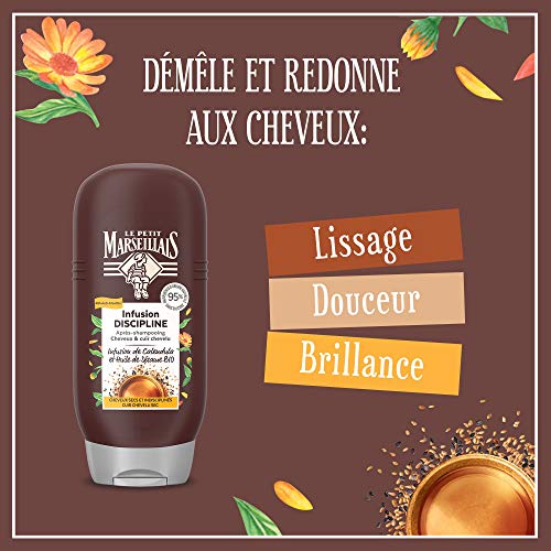 Le Petit Marseillais Après-Shamponing Lisage Suroplesse Infusion Calendula Huile de Sésame Bio Calendula Infuzion i organski sezam