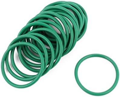 Aexit 20pcs Zelene brtve i O-prstenovi 25mm x 1,9 mm Otpornost na toplinu Nepritporna NBR nitrilna guma O prstena O-prstena za brtvljenje