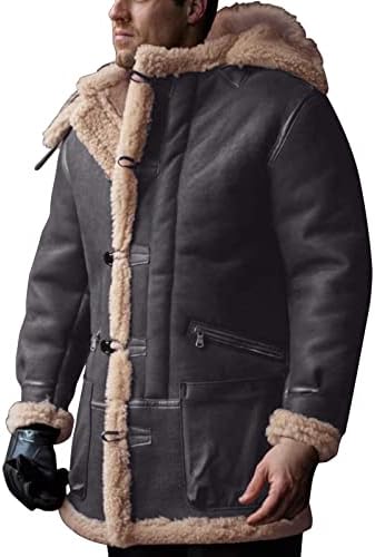 ADSSDQ Muška jakna Zima, Hoodie Hoodie Muškarci Dugi rukav modni trening gusta udobna jakna sa CAP4