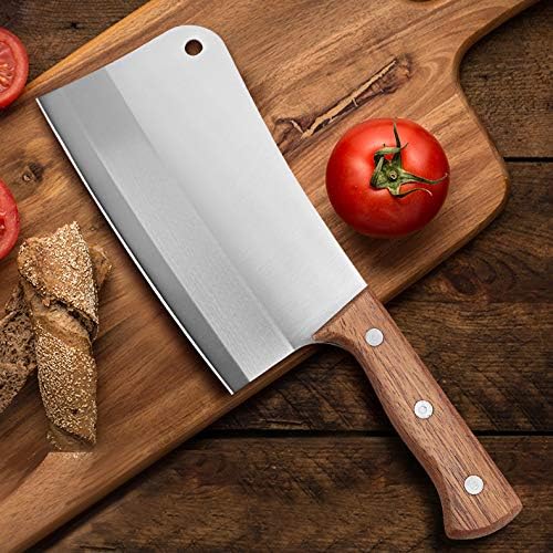 Kuharski nož u visokog mesa Cleaver, mesarski nož, profesionalni nož za kostiju kosti, kuhinjski dlak, chef nož za zatvaranje sa poklon
