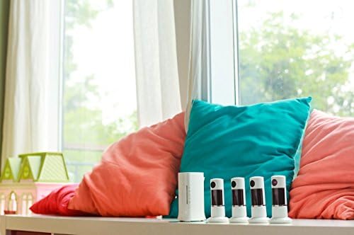 Home8 Video provjereni alarmni alarmni sustav sa dvije okretne HD sigurnosne kamere za dom / bebe / kućni ljubimac, bežični sigurnosni