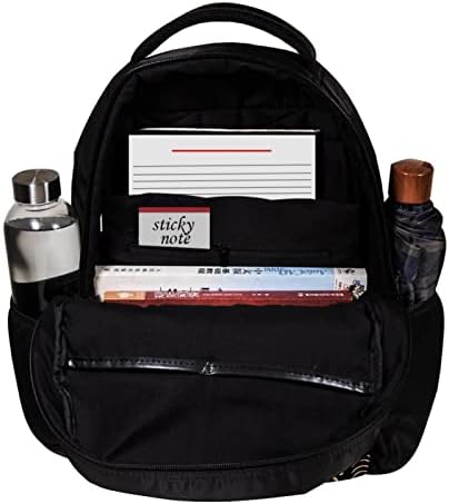 VBFOFBV ruksak za žene Daypack backpad bakfak za laptop Travel Casual torba, Vintage Japanski crni zlatni listovi