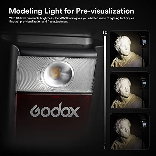 Godox V860iii-N Blic kamere Speedlite kompatibilan za Nikon kameru, TTL blic na kameri Speedlight sa punjivom baterijom, 2.4 G 1 /