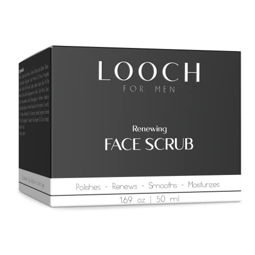 Looch piling za lice za muškarce 1.7 oz-Gentle Exfoliating All Natural Wash lica - pore & amp; sredstvo za čišćenje mitesera-muško