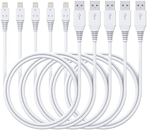 6FT iPhone punjač 5-patnjak 6 stopa, MFI certificirani kabel duge punjenja 6 stopa kompatibilan sa Apple iPhone 11 / PRO / MAX / SE