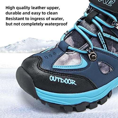 JMFCHI Dječji pješačke čizme Dječake Djevojke Djevojke Vanjske hodanje penjačke tenisice Udobne cipele snijeg za sneg Hiker Boot Antiskid