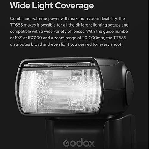 Godox TT685II-F Flash w / X2T-F okidač za Fuji TTL Speedlight Blic kamere, 2.4 G bežični X sistem, HSS 1 / 8000S Speedlite za Fujifilm