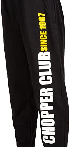 Chopper Club Boys Track hlače u pamučnoj flekojskoj tkanini - Duksevi sa HD Print Slim Fit