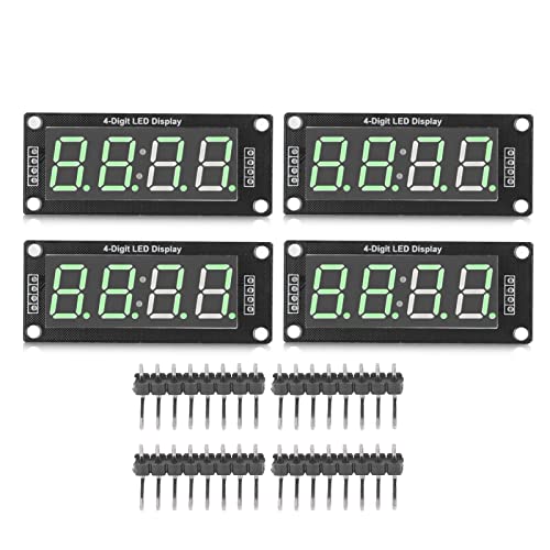 4 kom 0,56 in digitalna cijev LED 4 cifre 7 segmentni displej, TM1637 LED digitalna cijev za prikaz, indikatorska cifra SATA prikaza,