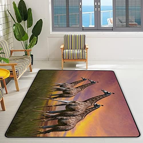 Puzajući zatvoreni tepih Play mat žirafe hodanje za dnevni boravak Spavaća soba Obrazovna vrtića Pod Podna mat prostirke 60x39inch