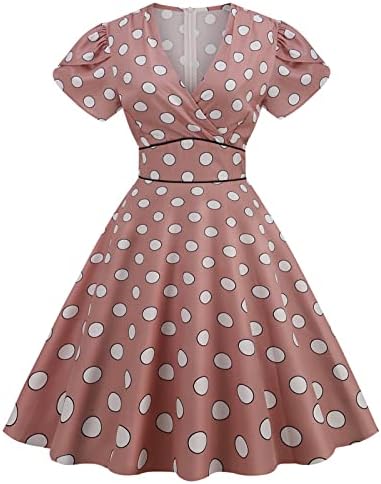 Twgone haljine za žene 2023 1950-ih Koktel haljine Swing čajne haljine za čajske haljine