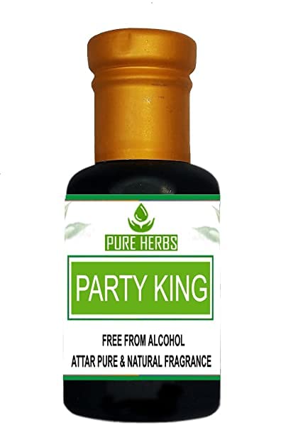 Pure bilje Party King Attar bez alkohola za Unisex, pogodan za prilike, stranke & svakodnevno koristi 10ml