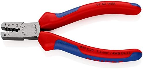 Knipex 97 62 145 Kliješta za prešanje za krajnje rukave 0,25-2,5 mm sa otvorom proljeća u blister pakiranju