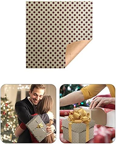 ihapy Papir Papir za umotavanje Kraft poklon Božić pakovanje DIY starinski papir Home DIY