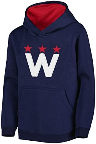 Outstuff Washington Capitals Youth Size Veličina Omline Treći dres Logo Pulover Fleece Hoodie