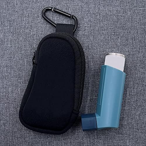 Leotube držač Neoprene Putnička futrola za inhalator astme, prikladna mini torba za inhalator za odrasle i djecu, inhalator nije uključen