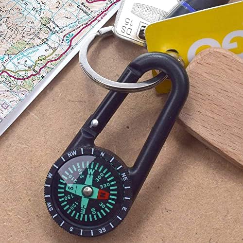 Angry Chihuahua Keyring Compass