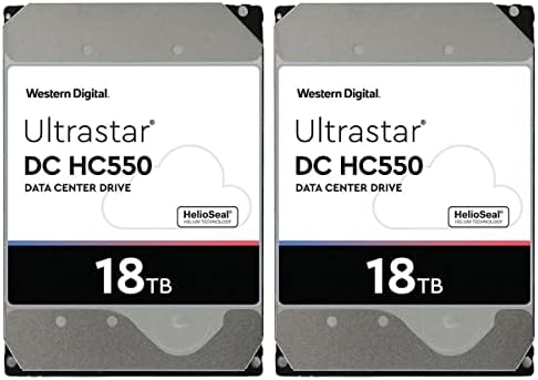 WD 2 paketa Ultrastar SATA serije 18tb SATA III 3.5 Interni Data centar HDD, 7200 o / min