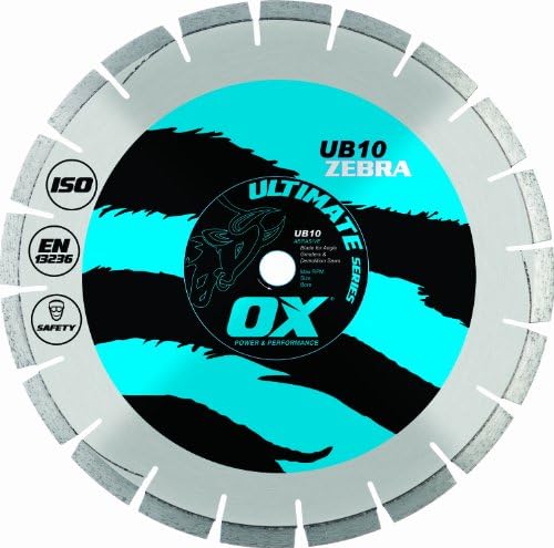 Ox OX-UB10-7 Ultimate Abrasive 7-inčna dijamantska oštrica, DM-7/8-inčni-5/8-inčni provrt