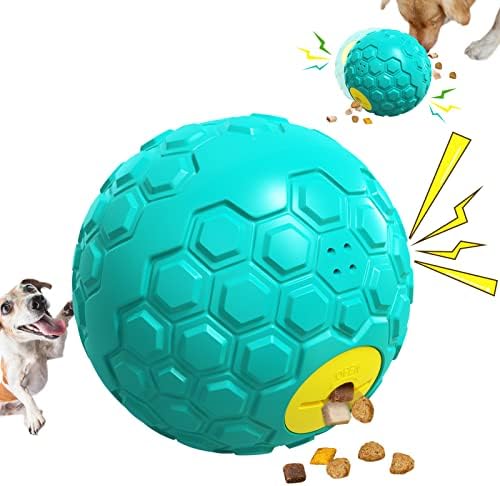 Kuglice za pse 5,6 inča Tretiraju doziranje psećih igračaka za agresivne velike pasmine, puzzle liječenje kuglam za pse i interaktivni