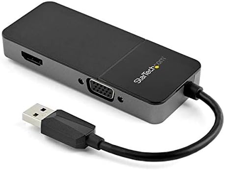 USB 3.0 do HDMI i VGA adapter - 4K / 1080p USB tip-a Dual Monitor Multiporter adapter pretvarač - Vanjska video grafička kartica za