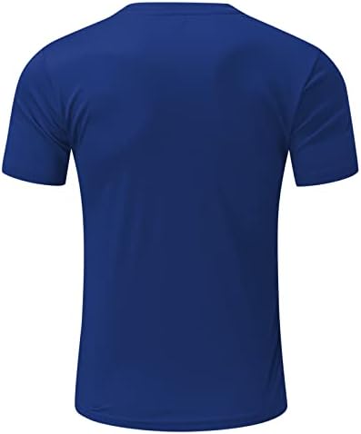 Muške košulje kratki rukav Crew Neck Oversized Shirt klasična jednobojna Atletski opremljena muška košulja tunike Tops Tshirts