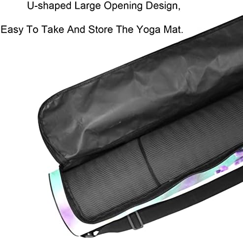 Laiyuhua Yoga Mat torba, dvostruki patentni zatvarači Yoga teretana torba za žene i muškarce - glatki patentni zatvarači, veliki otvor