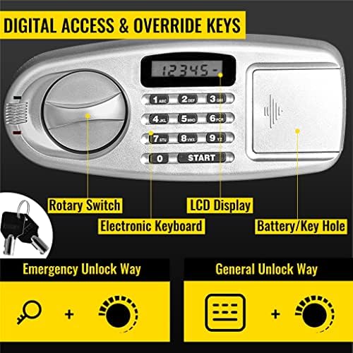 Ygqzm Hidden Security Money čuvanje zbirki komponente početna digitalna tastatura elektronski kod Lock sef za depozit