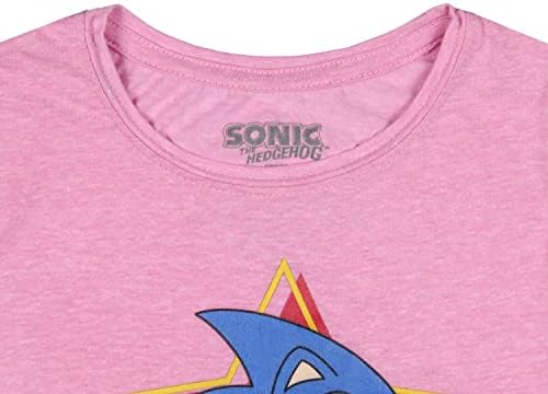 Sonic The Hedgehog Girls ' Classic Sonic Face Kids Video Game T-Shirt