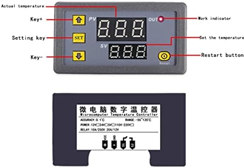 N / A AC110-220V Digitalni regulator temperature LED displej termostat Instrument za toplinu / hlađenje