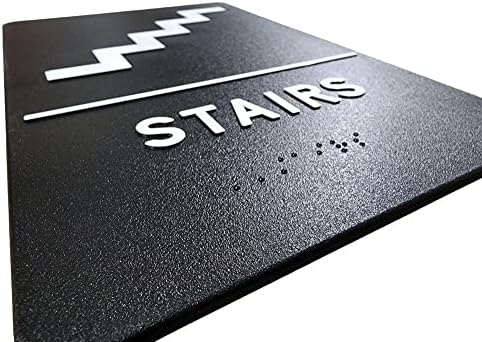 Ada Braille Stair znak - 6 x 9