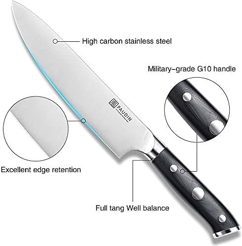 Paudin Nakiri nož + kuharski nož