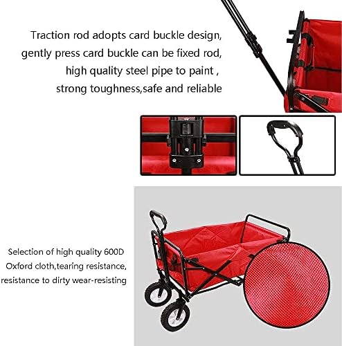 Knoxc kolica, sklopiva kolica g-Arden kolica za teške uslove rada multifunkcionalna kolica za kupovinu za kampiranje na plaži vučni