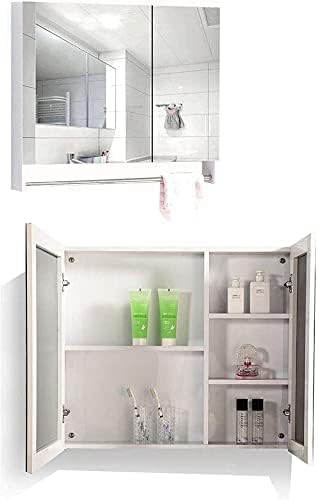 RAZZUM ogledalo ormar za ogledalo za kupatilo, ormarići za lijekove aluminijumski ormar za ogledalo za kupatilo zidni ormar za odlaganje