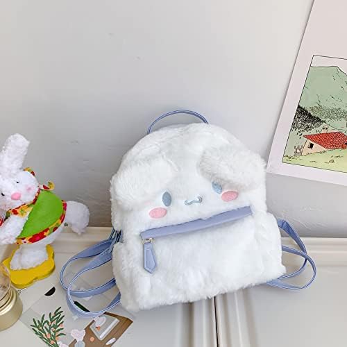 Fzfadacai Slatka djevojka plišana torba školski ruksaci,Kawaii Mini torba 3D Kawaii životinjski Crtić Školska torba,ruksak za djevojčice