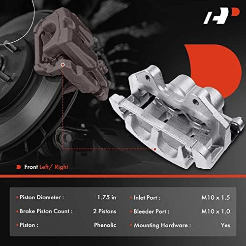 A-premium sklop disk kočione čeljusti sa nosačem kompatibilnim sa odabranim Dodge modelima-punjač 2014/2017-2020, 3.6 L/5.7 L - prednji